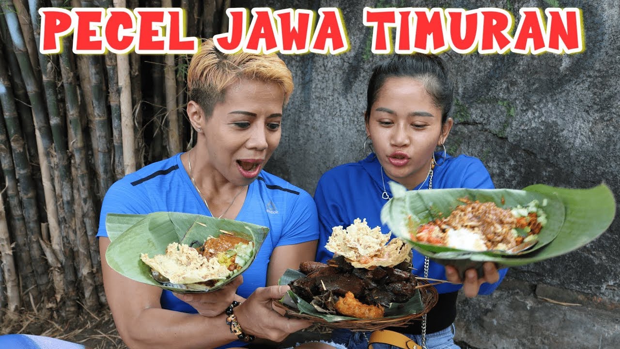 PECEL PINCUK BERIKAN ASIN DI ATAS DAUN PISANG #pecelpincuk #pecelmadiun
