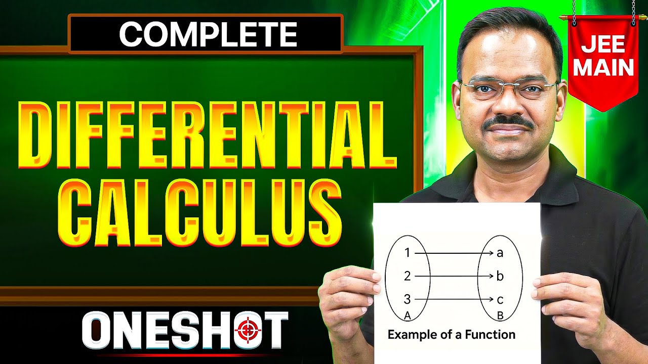 Complete DIFFERENTIAL CALCULUS in One Shot || All Concepts & PYQ's || JEE Main