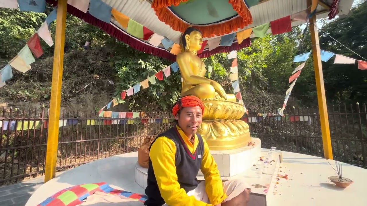 Gautam budh temple ko darsan Sarlahi near bagmati river Nepal 