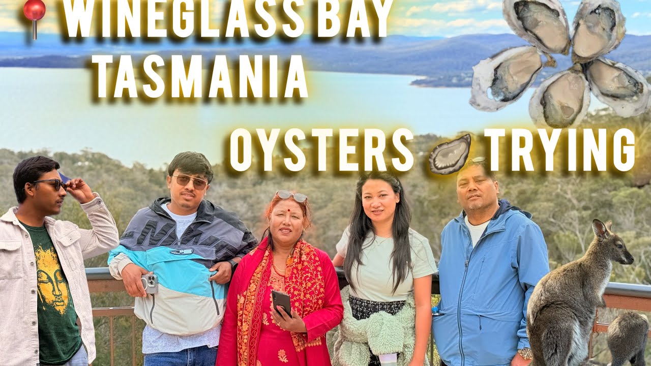 Launceston देखि Wineglass Bay 🇦🇺 | पहिलो पटक Oyster 🦪 + गजबको हाइक 🥾