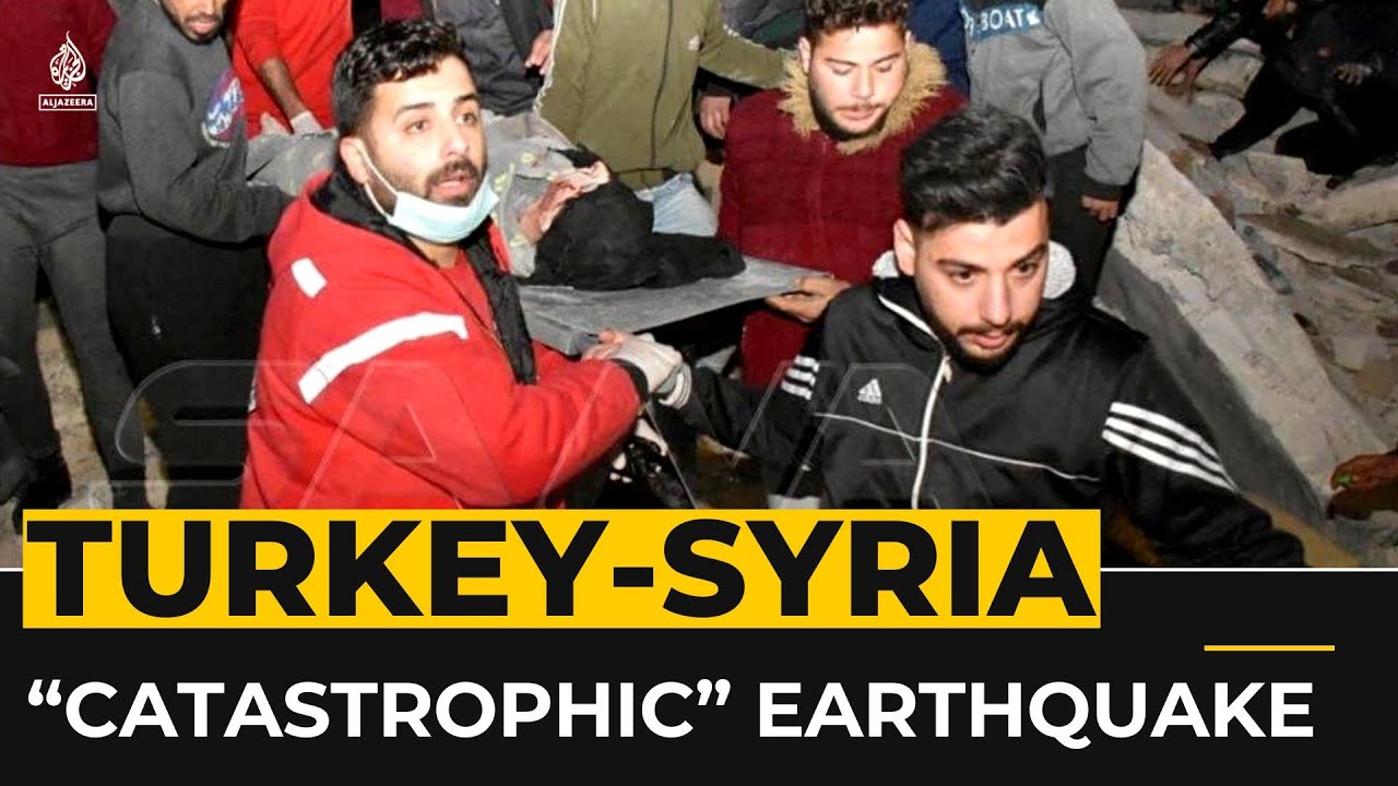 Hundreds dead as powerful earthquake shakes Turkey, Syria