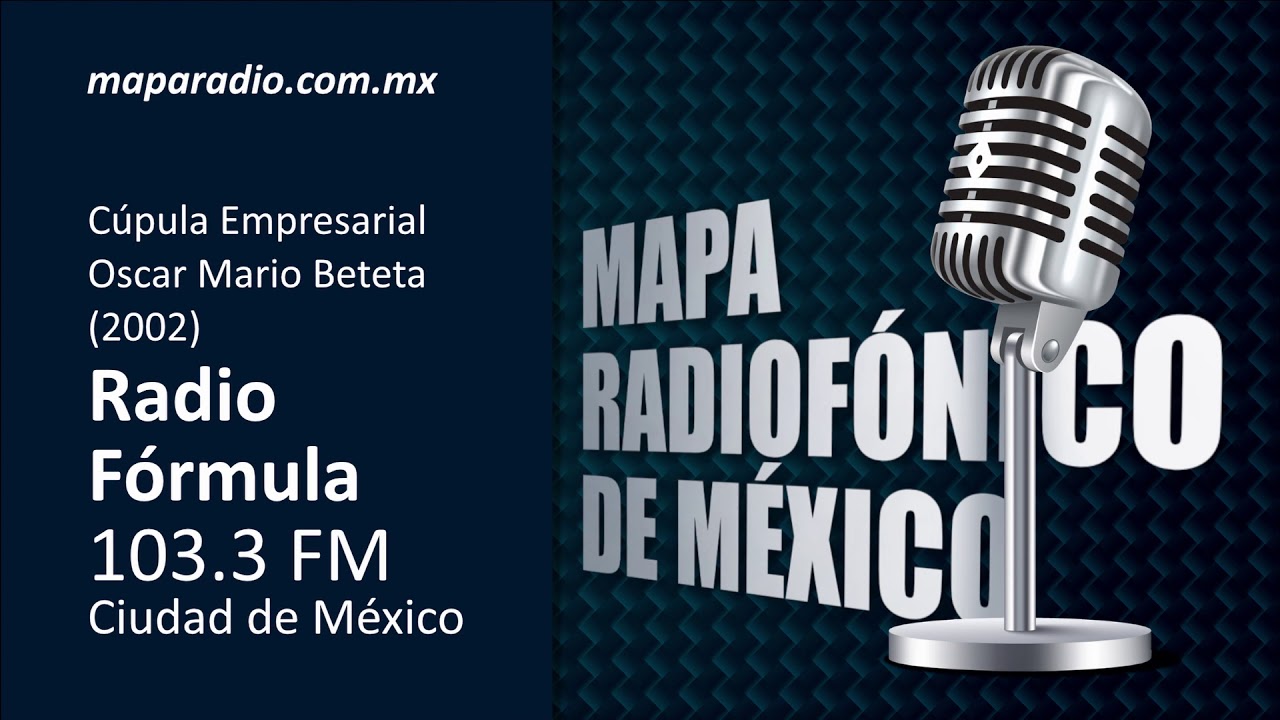 C&uacute;pula Empresarial Oscar Mario Beteta (2002) |Radio F&oacute;rmula 103.3 FM | Ciudad de M&eacute;xico