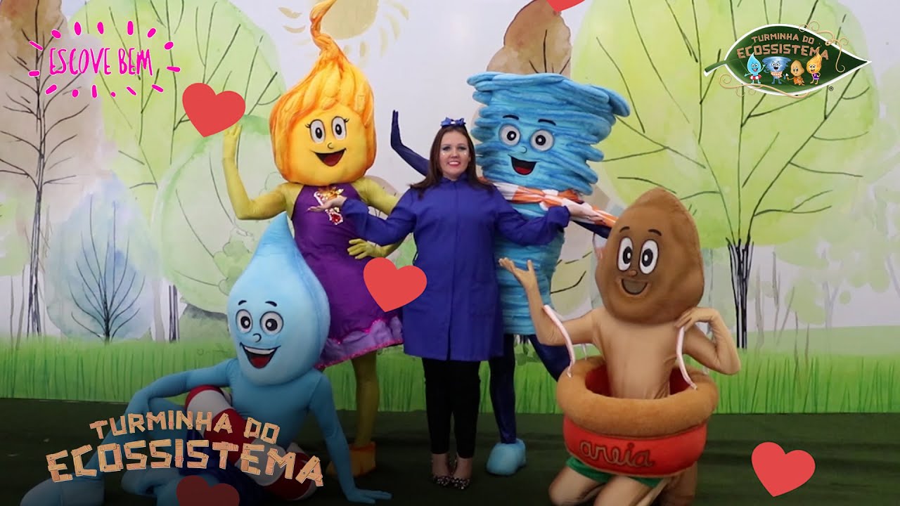 Cuidado com o dente - Tia Geo e a TURMINHA DO ECOSSISTEMA - (O QUE TEM DENTE?) -  [clipe infantil]