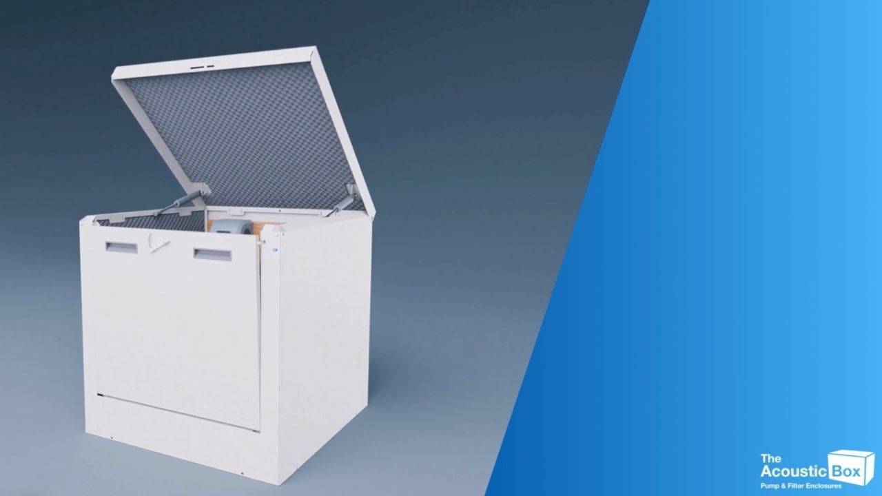 Freestanding Acoustic Box | Pool Pump Enclosure 3D Overview
