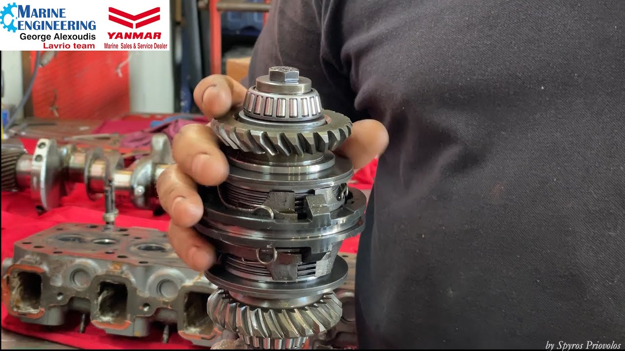 YANMAR SD60 saildrive service παρουσιαση από Γιωργο    Αλεξουδη Marine Engineering