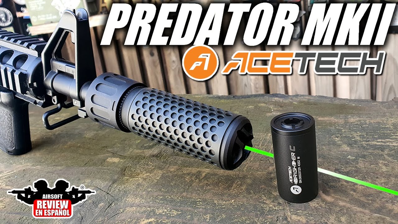 Trazador Acetech PREDATOR MK II + Brighter C | Airsoft Review en Español