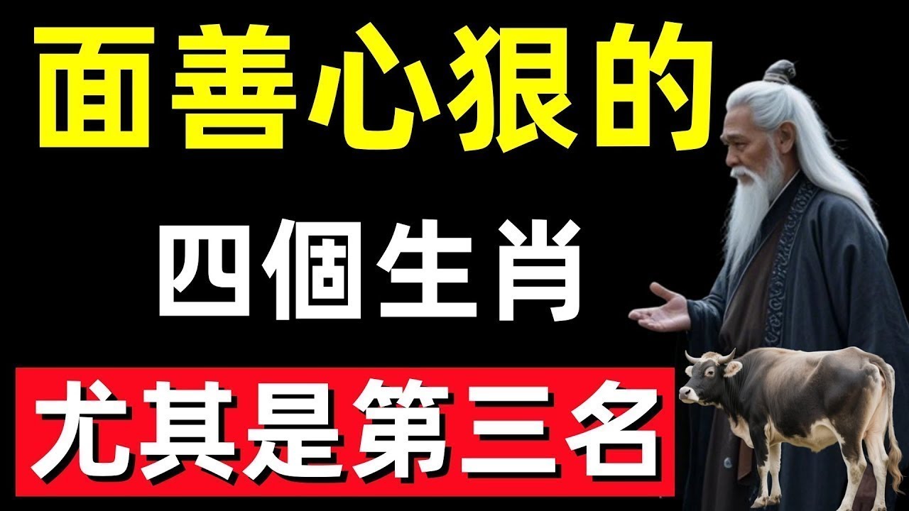 面善不等於善良！這4個生肖藏刀於笑！#修行思維 #修行 #福報 #禪 #道德經 #覺醒 #開悟 #禅修