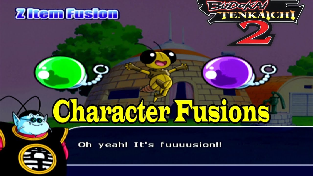 Dragonball Z Budokai Tenkaichi 2 - All Z item Character Fusions