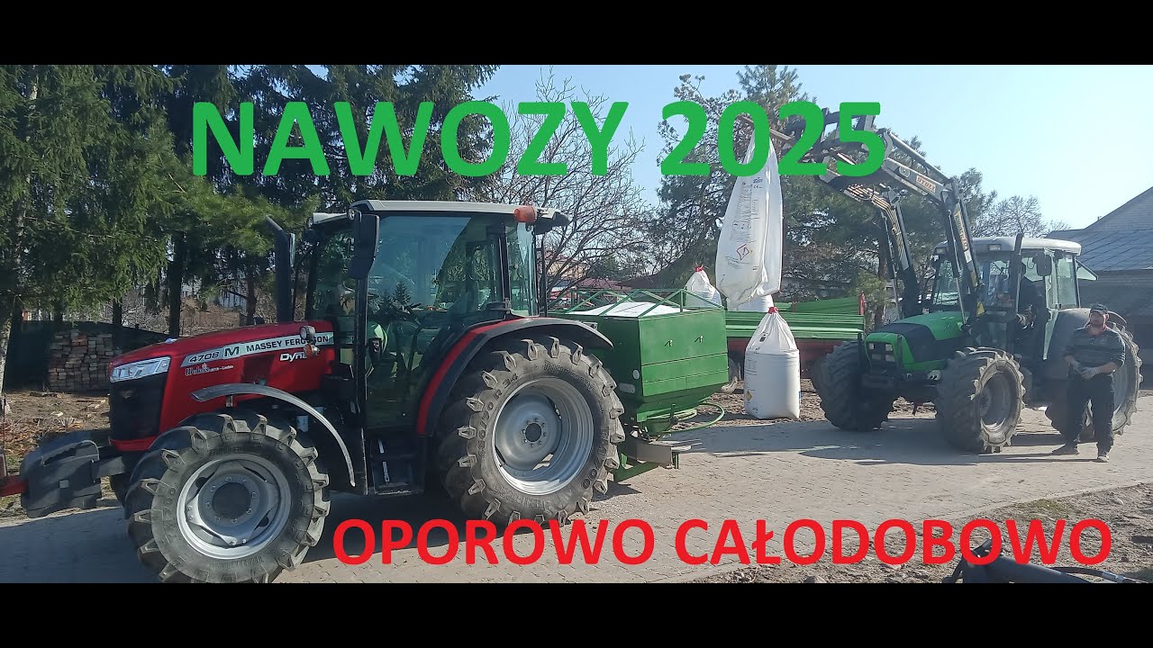 NAWOZY 2025 ,MASSEY FERGUSON 4708 KOLEJNA DAWKA 😊🦽🦽