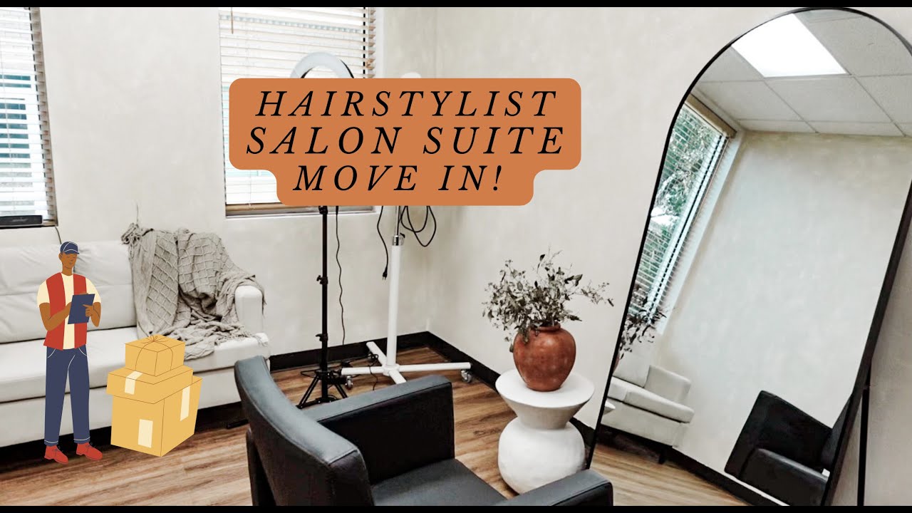 Move into my New Salon Suite w/me + Decor Process Ep.1
