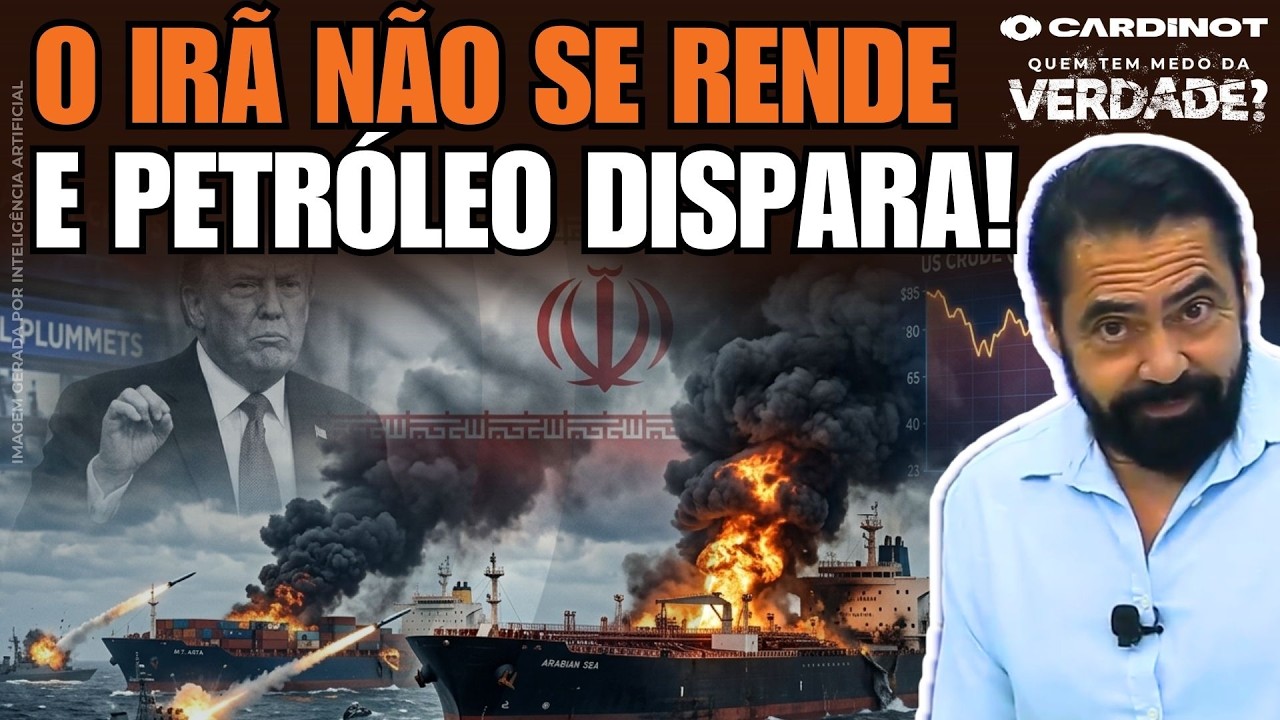IRÃ Ataca NAVIOS e PETRÓLEO Dispara! COMBUSTÍVEL Vai EXPLODIR no Brasil!