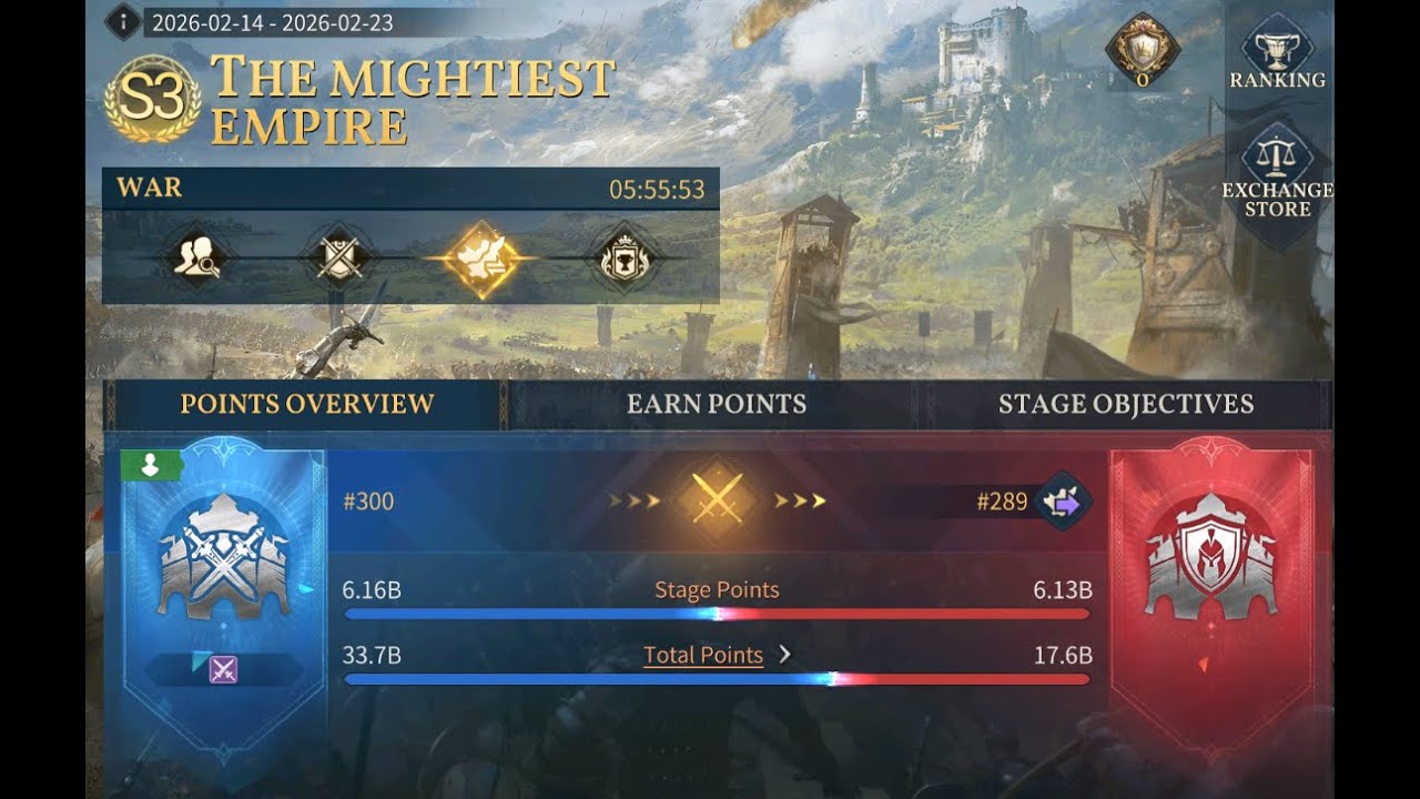 Mightiest Empire S300 vs S289 - Age Of Empires Mobile