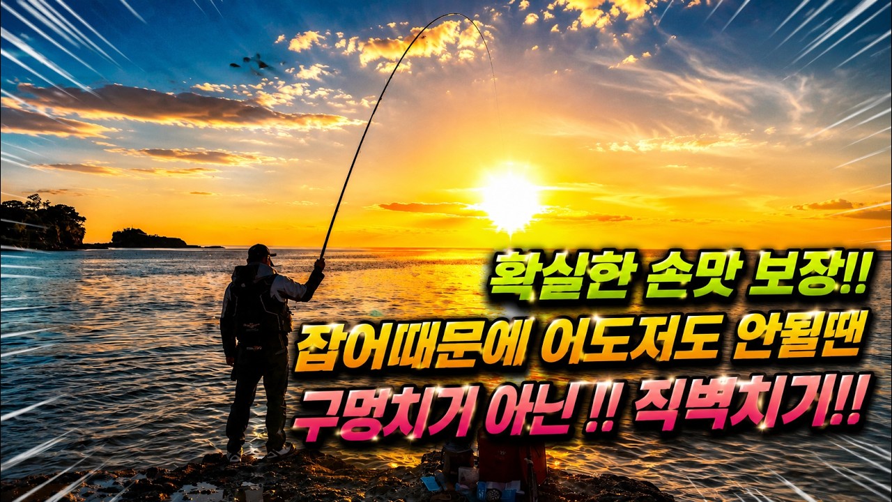 잡어때문에 고민이십니까?! 무조건 잡힌다 !!직벽치기!!(ft.직벽갯바위 필살기)