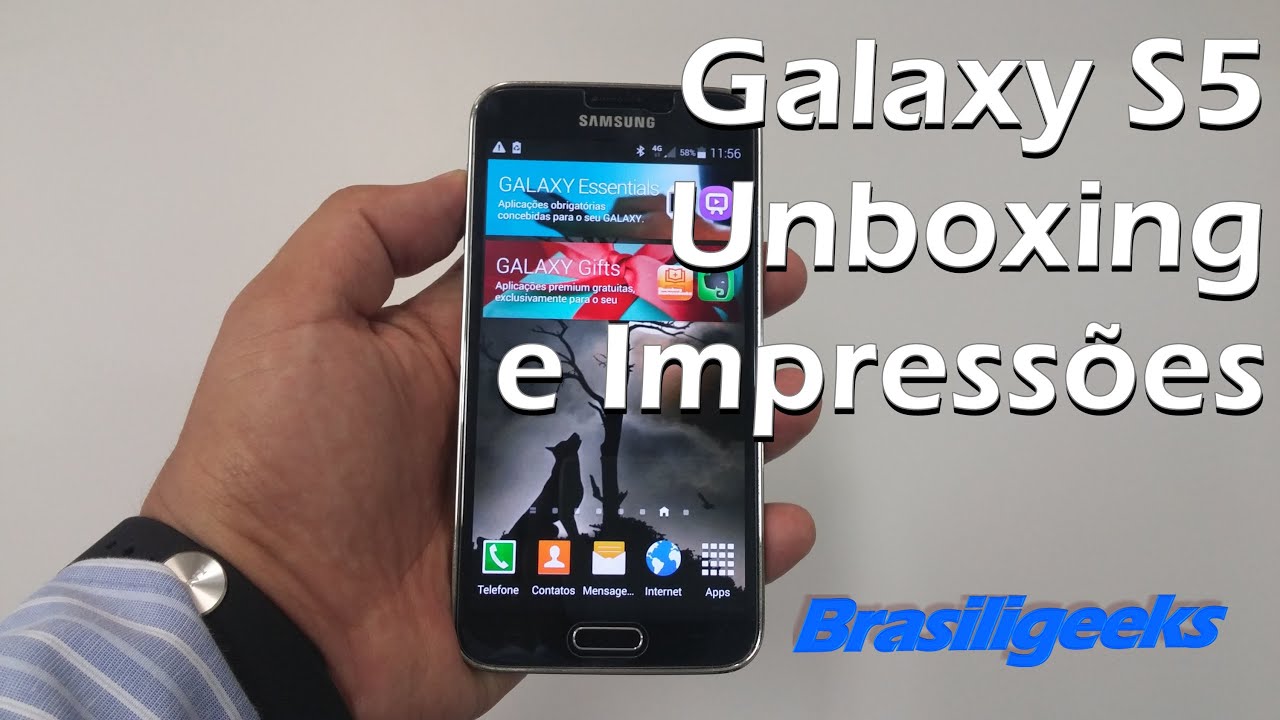 Samsung Galaxy S5 - Unboxing e Impressões