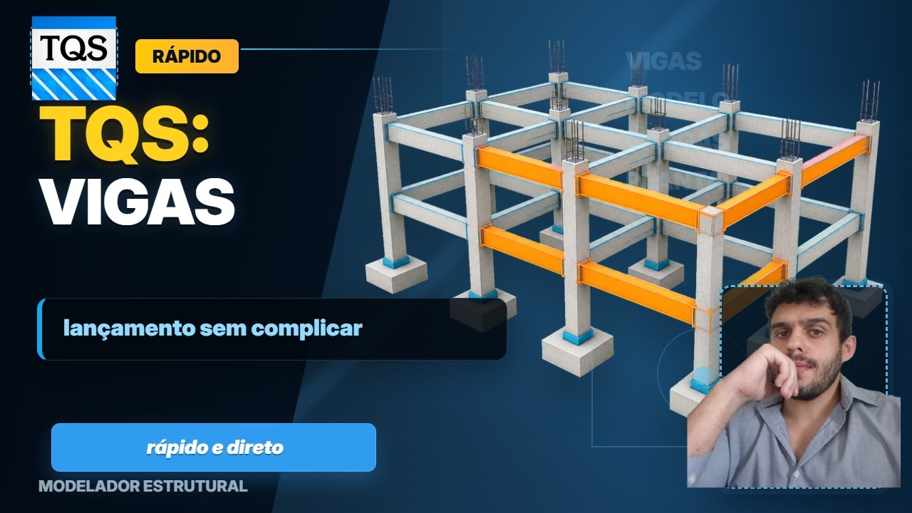 Como lan&ccedil;ar Vigas no TQS | Passo a Passo R&aacute;pido