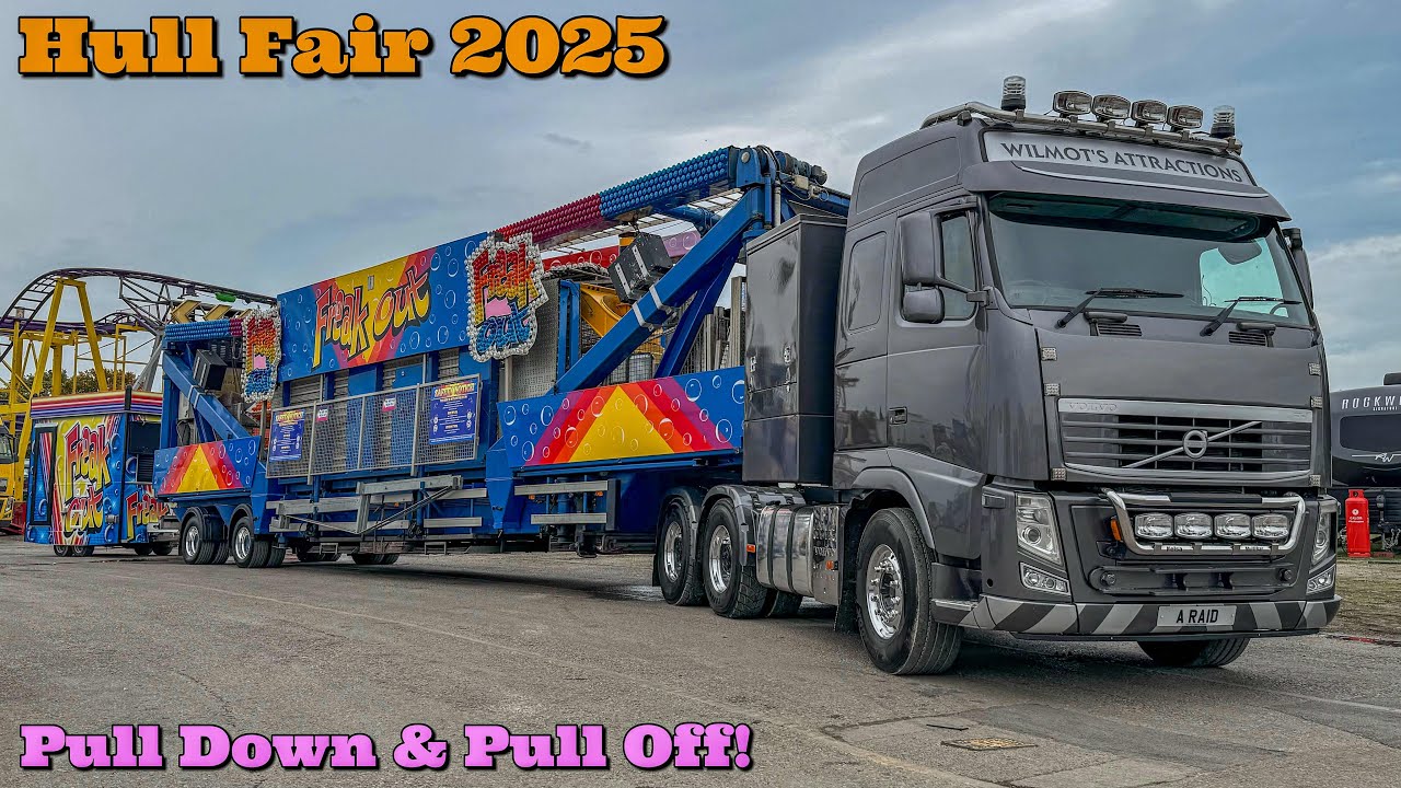 Hull Fair Pull Down & Pull Off October 2025 | Lots of Awesome Transport!