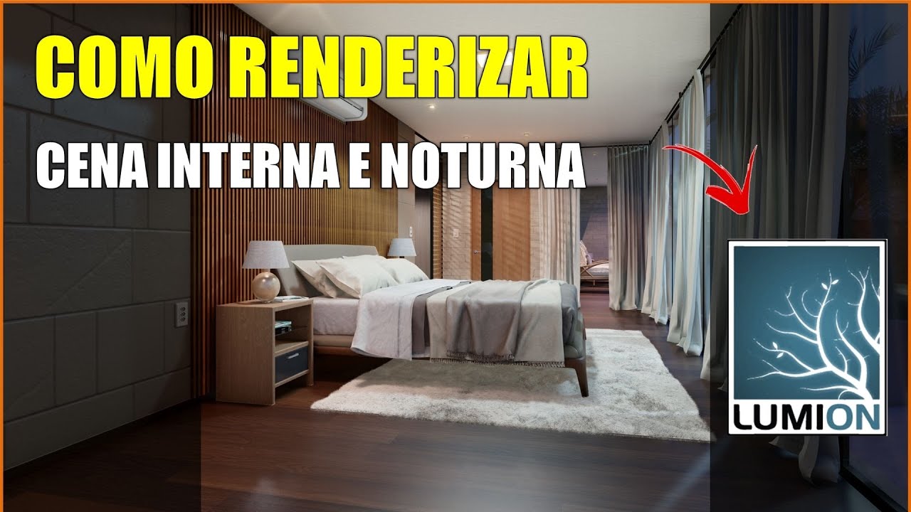 COMO RENDERIZAR CENAS INTERNAS E NOTURNAS NO LUMION - PAULOJUNIOR3D