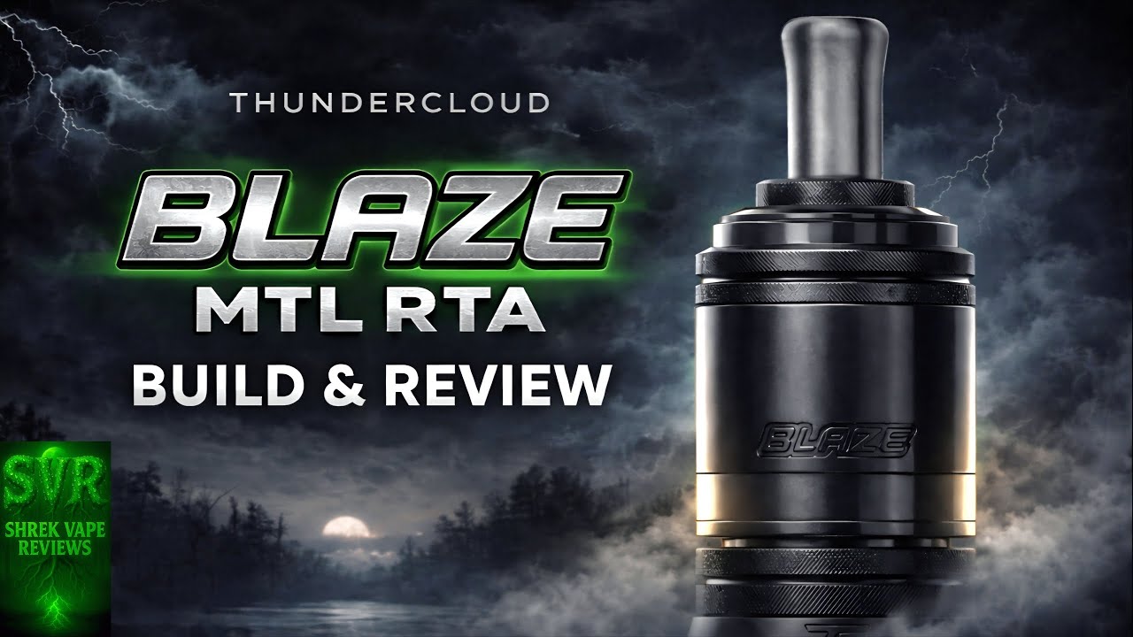 Blaze MTL RTA by ThunderCloud - 2 Styles of vaping, 1 RTA