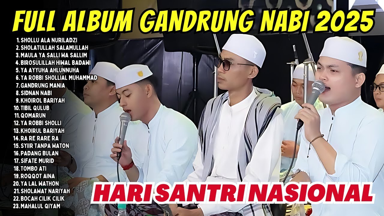 1 JAM NON STOP!! FULL SHOLAWAT TERBARU 2025 MAJELIS GANDRUNG NABI | HARI SANTRI🥰