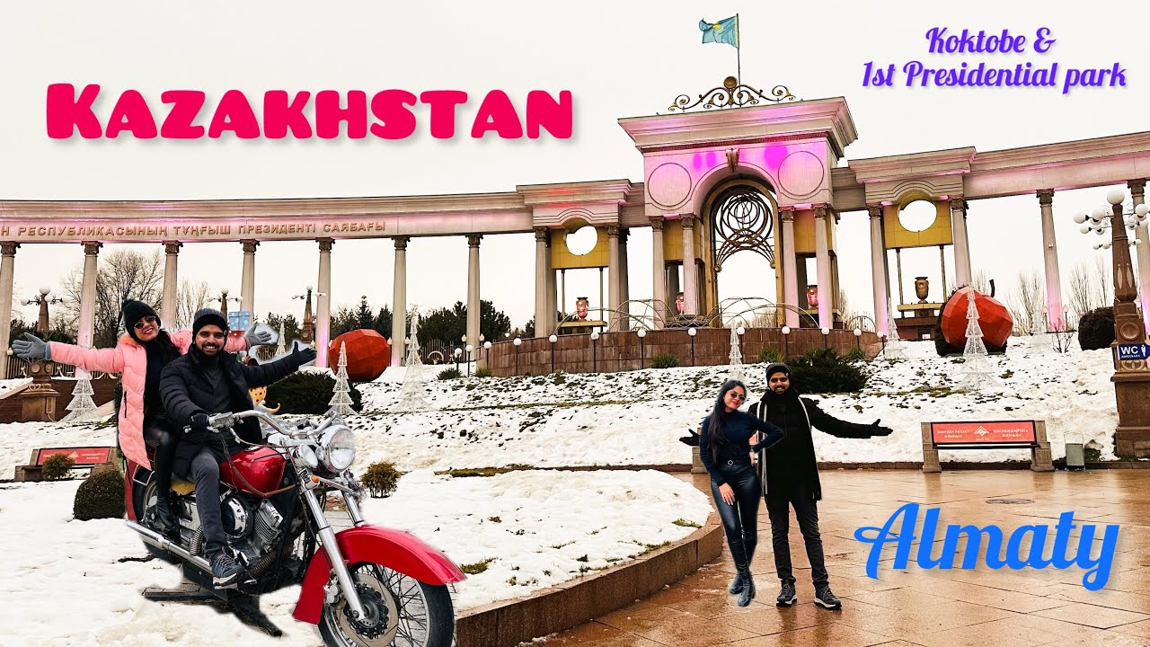 Almaty city day tour | Koktobe | First presidential park… #almaty #daytour #kazakhstan #snowfall