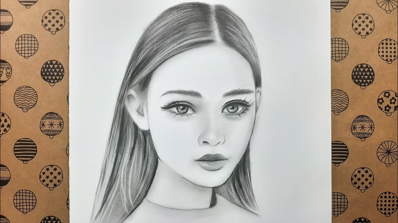 Portre Yüz Çizimi #3 Karakalem Çizimler Çizim Hobimiz - Portrait Face Drawing #3