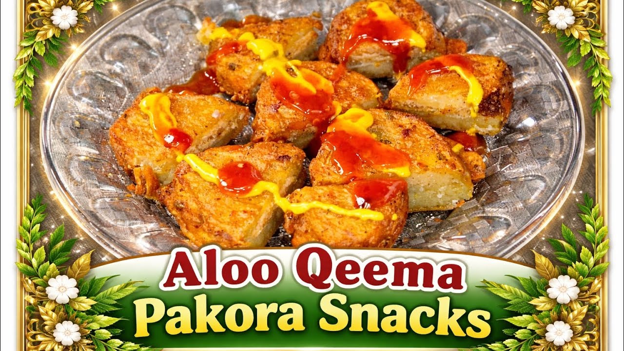 Aloo chicken pakora/qeema pakora/easy snacks/aloo chicken snacks #viral #viralvideo #trending #snack