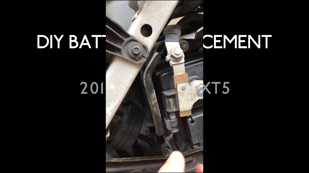 2017 Cadillac xt5 battery replacement