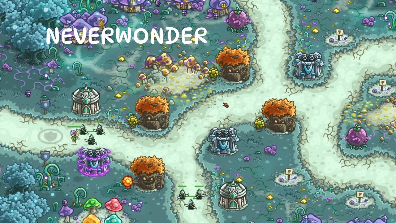 Kingdom Rush Origins - Neverwonder - Veteran 3 Stars