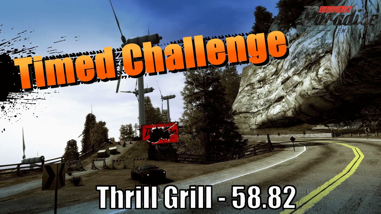 Timed Challenge - Thrill Grill 58.82 (PC WR)  ||  Burnout Paradise Remastered