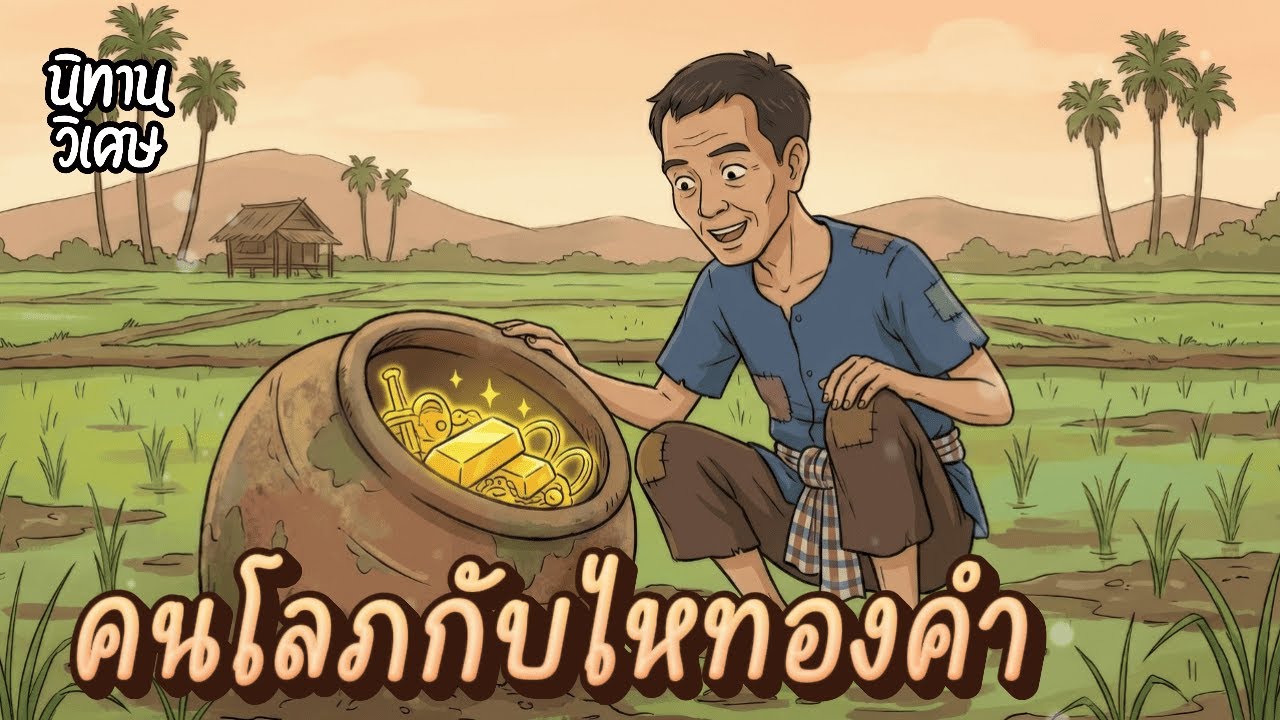 คนโลภกับไหทองคำ | EP.20 นิทานวิเศษ #นิทานพื้นบ้าน #นิทานก่อนนอน #นิทานสอนใจ