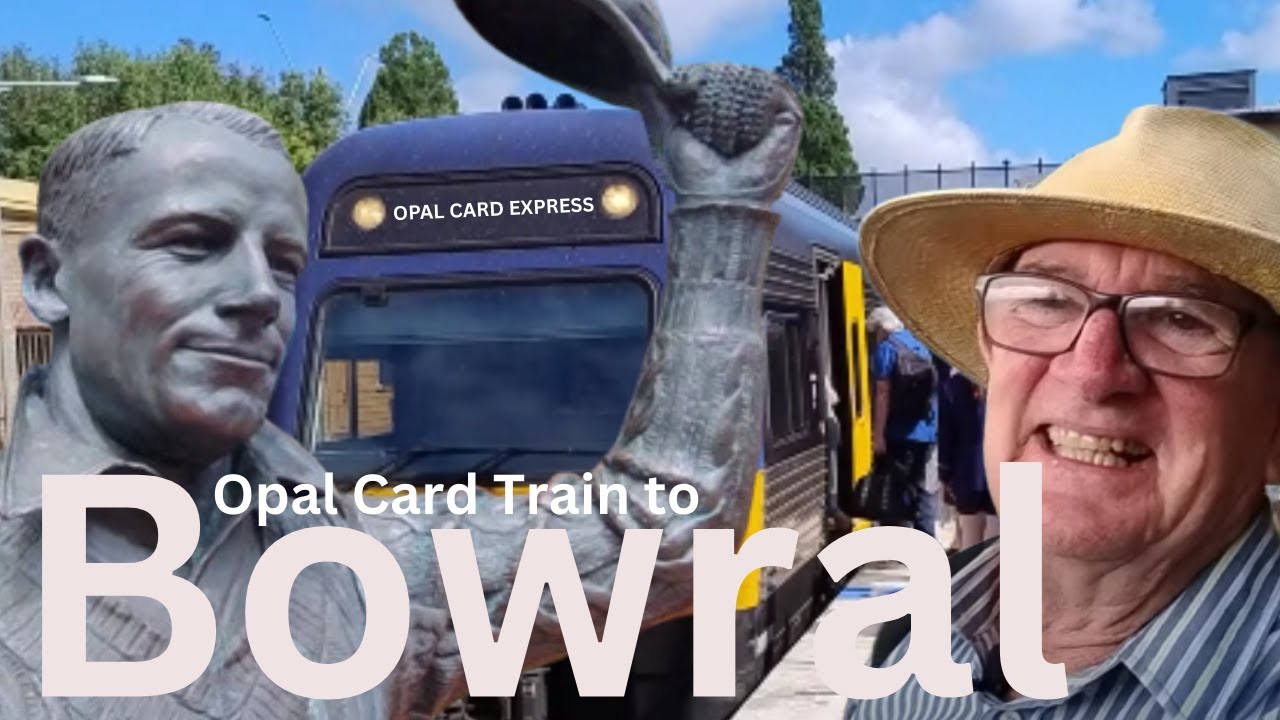 OPAL CARD TRAVEL: Train from Sydney to Bowral. Visit Don Bradman Oval, Museum and his home.