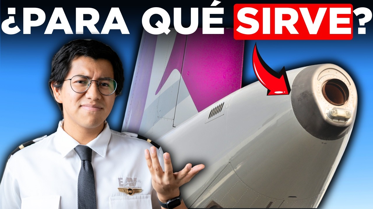 Para qué sirve este AGUJERO en la cola del AVIÓN