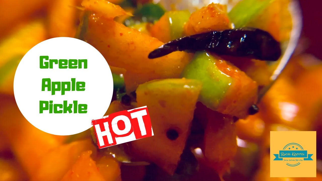 Green Apple Achar (pickle) | Kerala recipe | Hot, Tangy & Spicy