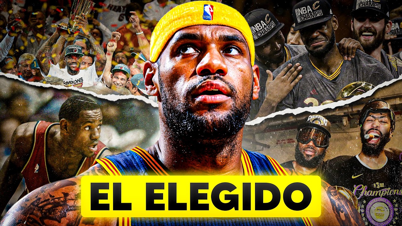 La Historia Completa de LeBron James 👑  ¿El Mejor de Todos los Tiempos? 🐐 DOCUMENTAL