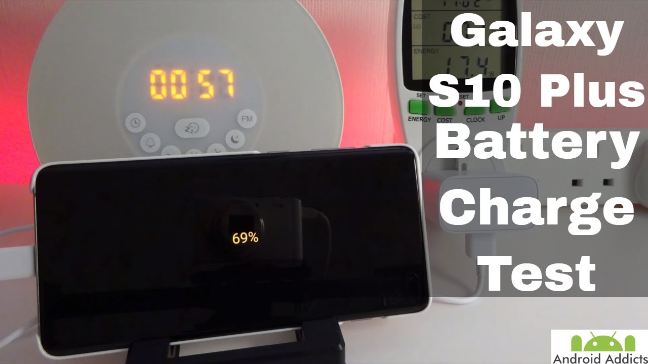 Samsung Galaxy S10 Plus Battery Charge Test 0% - 100%