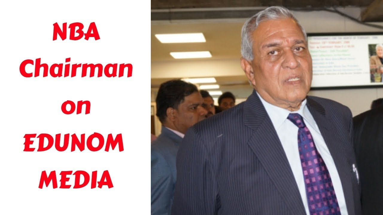 Prof KK Agrawal - NBA Chairman speaks on EDUNOM MEDIA
