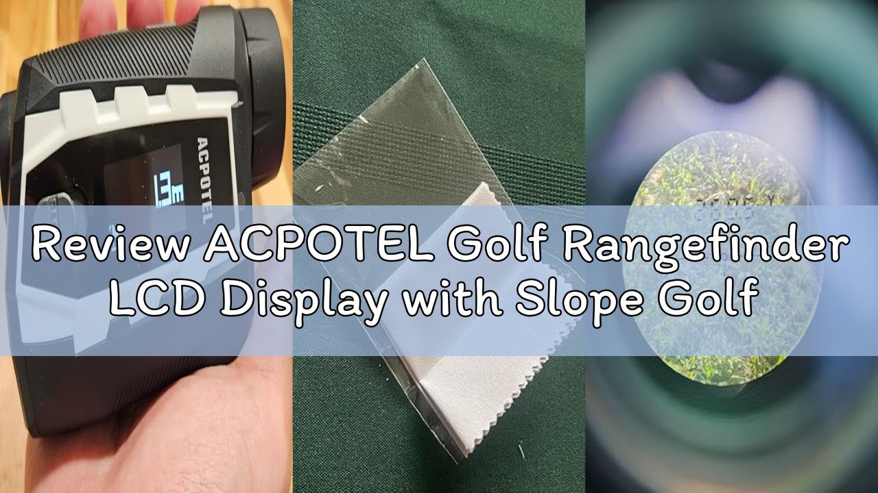 Review ACPOTEL Golf Rangefinder LCD Display with Slope Golf Rangefinder Range Finder Golf Flagpole L
