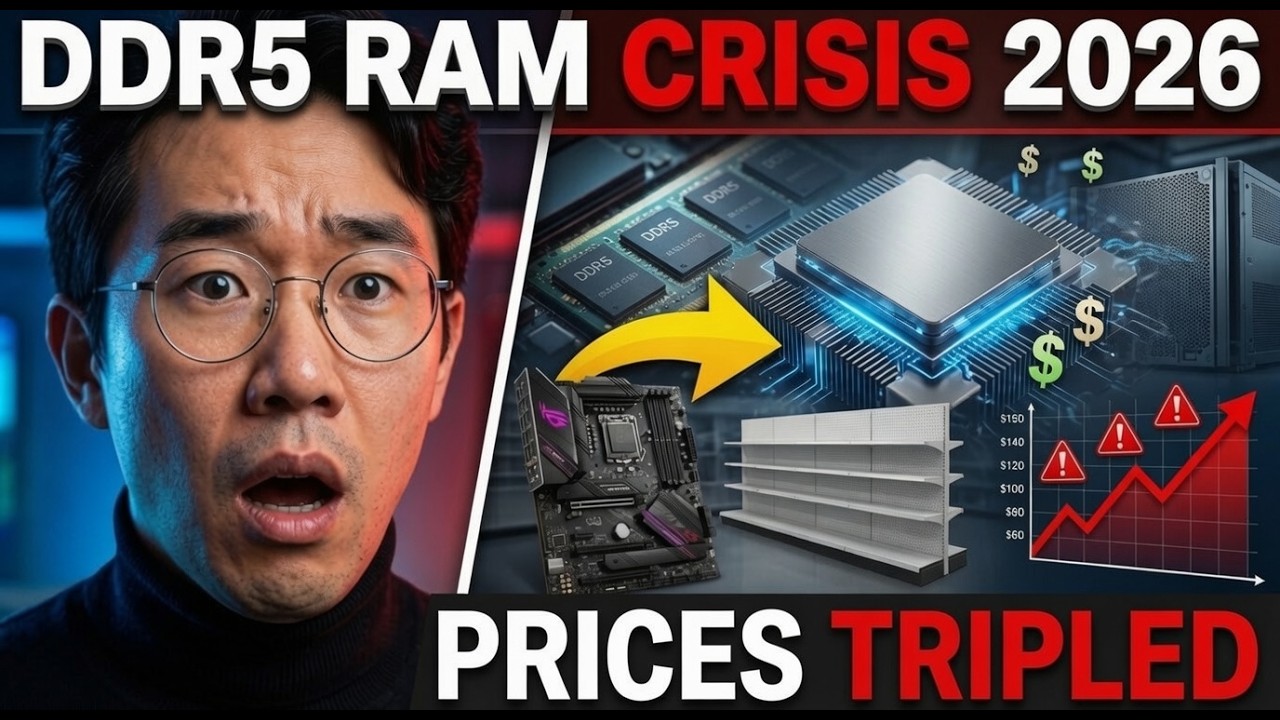 DDR5 RAM Crisis 2026: Why Prices TRIPLED (And When It Ends)
