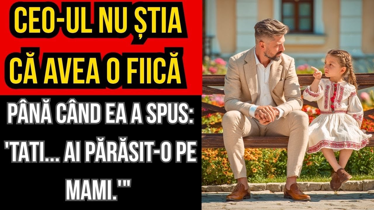 CEO-ul NU ȘTIA că avea o fiică — PÂNĂ CÂND ea a spus: 'TATI... AI PĂRĂSIT-O PE MAMI.'