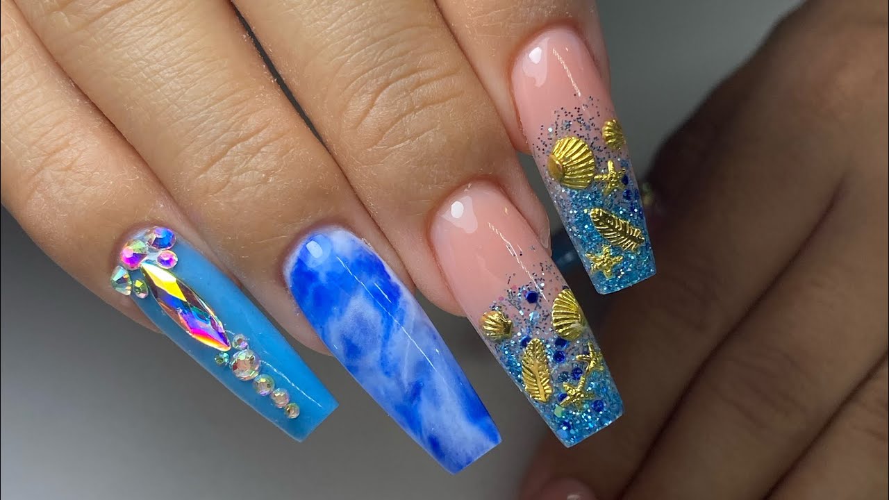 Diseño de MAR 🌊 | Uñas esculturales desde cero