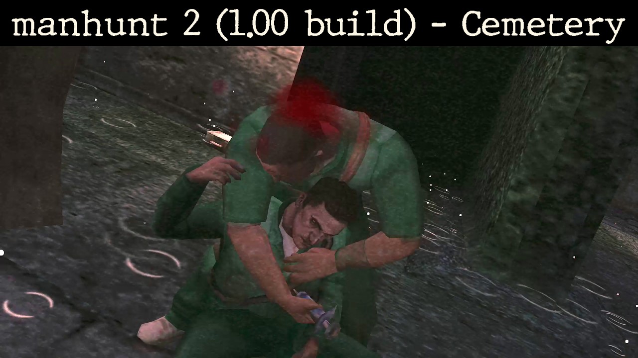 Manhunt 2 (PSP 1.00 Build) - Cemetery - Beta Playthrough