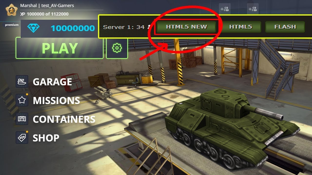 NEW 𝐇𝐓𝐌𝐋 𝟓 TEST SERVER TANKI ONLINE - тестовый сервер в танках онлайн html 5