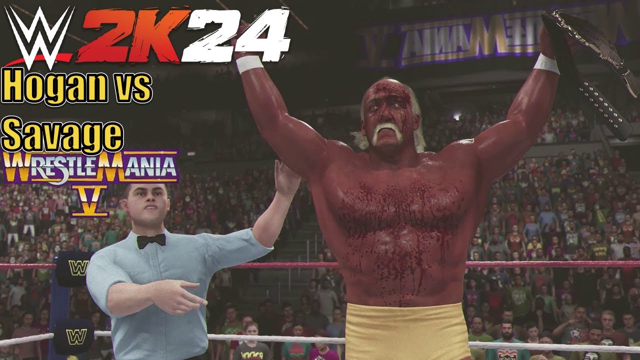 WWE2K24 SHOWCASE | MATCH 4: Hulk Hogan vs Randy Savage (Wrestlemania 5)