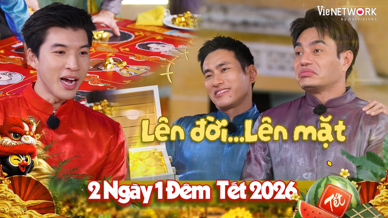 HIEUTHUHAI trắng tay, Dương Lâm - Kiều Minh Tuấn hốt trọn với game ĐỎ ĐEN Ngày Tết 2 Ngày 1 Đêm