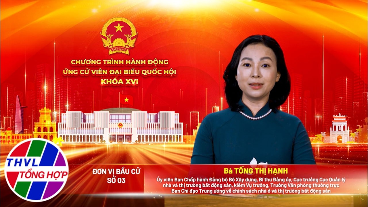 Tiểu sử tóm tắt và Chương trình hành động của người ứng cử ĐBQH khóa XVI - Bà Tống Thị Hạnh