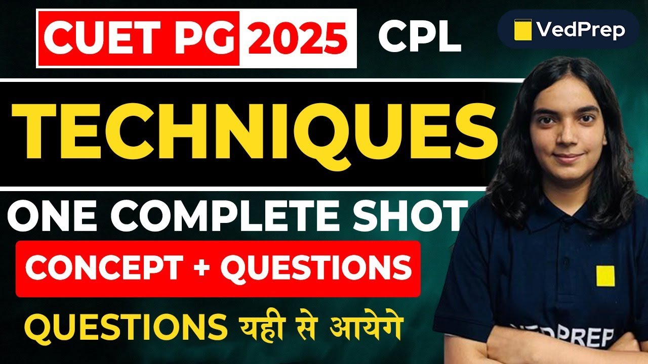 CUET PG 2025 Preparation | CUET PG Master Techniques for CPL – Complete Concepts & Questions!