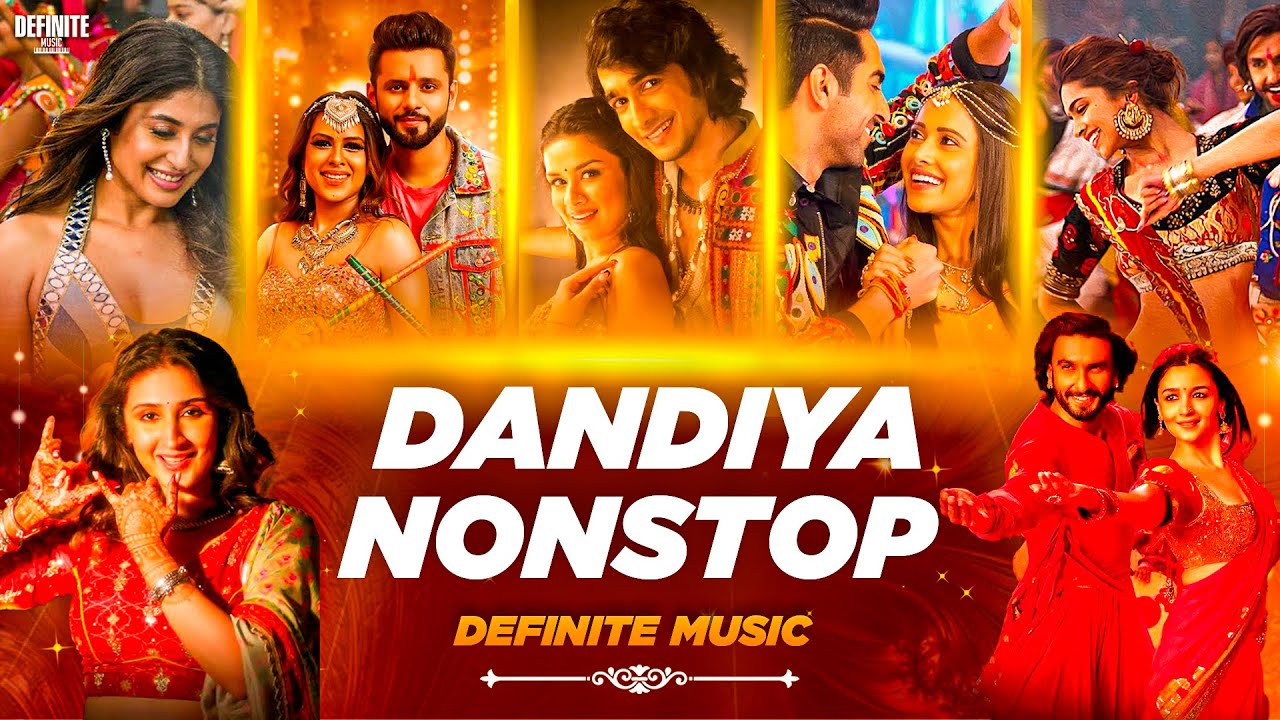Nonstop Dandiya 2024 | Definite Music | Trending Hindi Songs | Nonstop Garba & Dandiya Mix