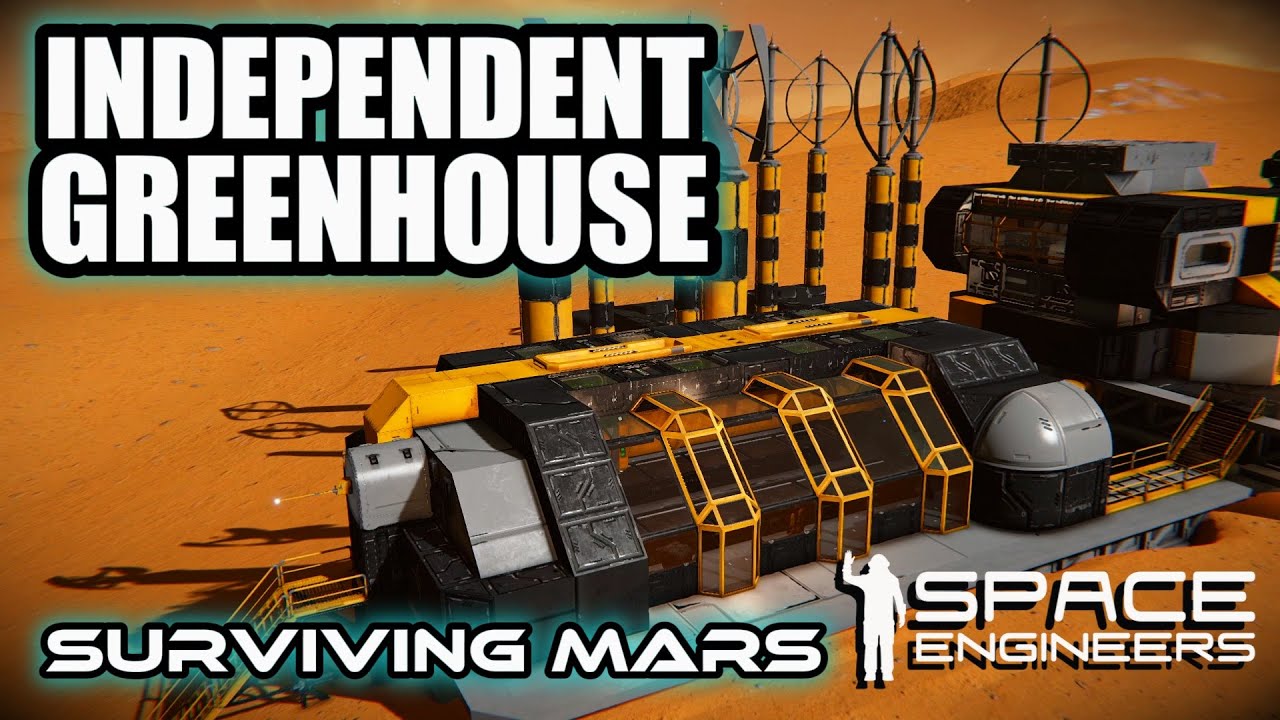 Я СТРОЮ НЕЗАВИСИМУЮ ФЕРМУ НА МАРСЕ: ВЫЖИВАНИЕ НА МАРСЕ, ЭПИЗОД 5 - Space Engineers 2026