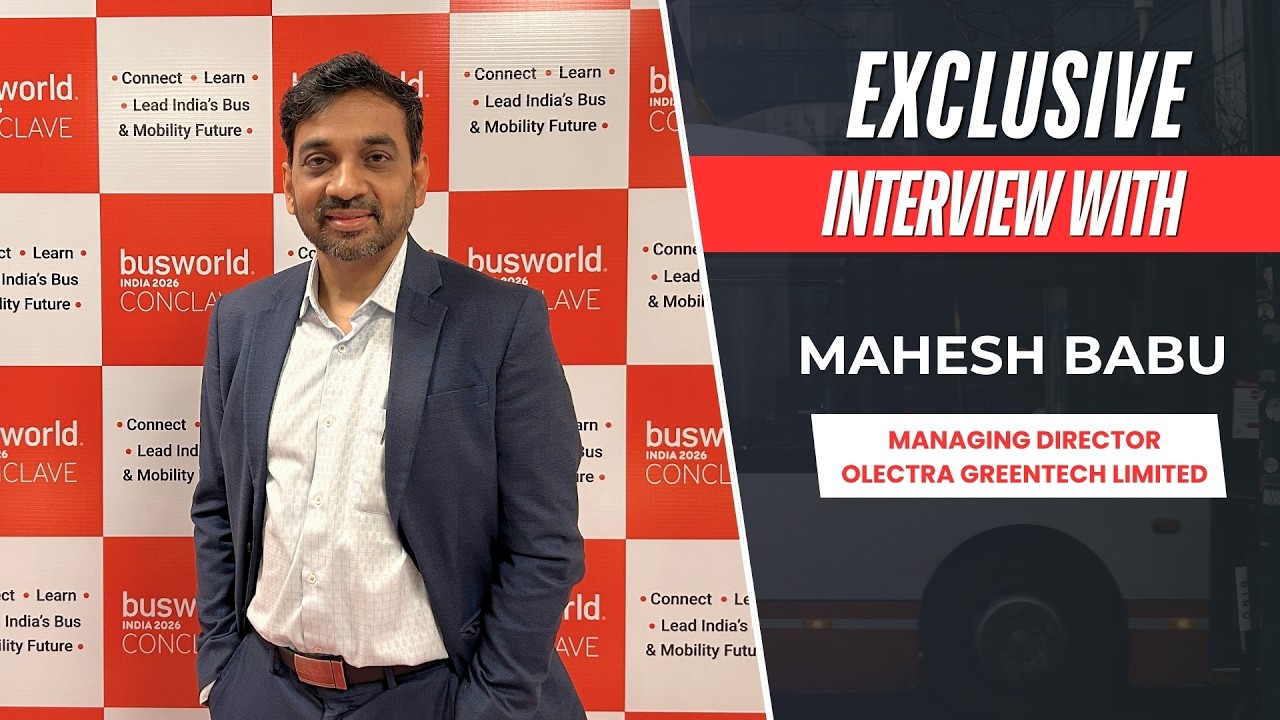 Olectra on India&rsquo;s EV Bus Future and 50% Electrification by 2035 | Busworld India Conclave 2026