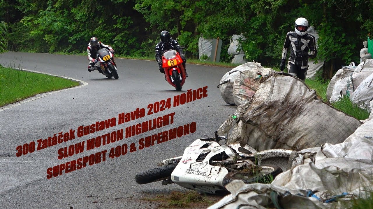 300 Zatáček Gustava Havla 2024 HOŘICE / SLOW MOTION HIGHLIGHT / SUPERSPORT 400 & SUPERMONO